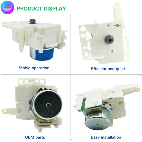 W10352973 OEM Washer Detergent Dispenser Actuator, Compatible with WPW10352973, Washing Machine Dispenser Motor