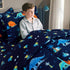 5 Set Set david's kids Piece Twin Comforter - Soft Breathable Bedding Twin for Boys Girls, Includes Quilted Comforter