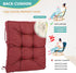Set RACE LEAF High Back Rocking Chair Cushion with Memory Foam, Non-Slip Patio Chair Cushions for Indoor/Outdoor Use