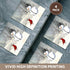 3dRose CST_18581_3 Cardinal and Snowman in Winter, Ceramic Tile Coasters (Set of 4)