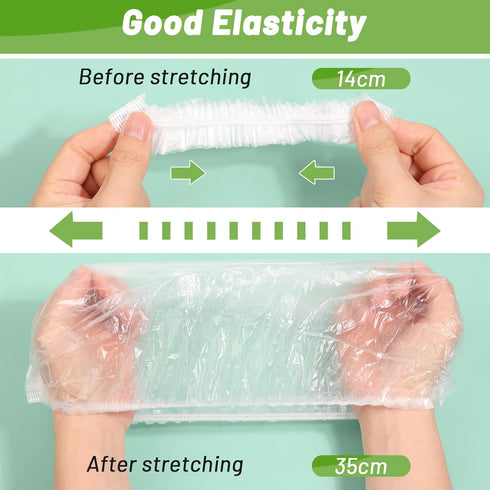 300Pcs Reusable Elastic Food Bowl Storage Covers, Sublaga Bowl Covers, Dish Plate Covers, Alternative to foil, Plastic Wrap,BPA Free by Sublaga