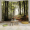 DZGlobal Forest Pathway in Misty Mountain Tapestry, Nature Landscape Wall Hanging Art for Living Room Bedroom Kitchen
