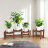 (45.5Long,Multiple Way,4 Wood Flower Stand Small Plant Stand Indoor Outdoor Plant Shelf Low Window Shelf for Plants