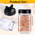 30 Pack Powders(Triangle,12.2 oz) Mimorou Plastic Spice Jars with Shaker Lids Clear Seasoning Containers Spice Bottles