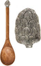 Mud Pie Artichoke Set, Rest 6 1/4" x 4 1/4" | Spoon 10", Artichoke
