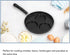 Cast Iron 3 Cups Non-Stick Omelet Pan, Easy to Clean, Electric Stovetop Compatible