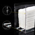 evron Countertop Paper Towel Dispenser & Wall Mount Clear One-Hand Pull C Fold Z Fold Trifold and Multifold Paper Towel