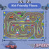 4731 3D Kids Rug, Race Track Playmat Rugs in Kids Carpet with Rubber Backing, Start and Finish line Racing Track