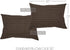 VHC Brands Kettle Grove Standard Pillow Case Set of 2, 21x30 Inch Country Primitive Bedding Accessory