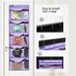 Kids Clothes Organizer for School, Weekly Hanging Storage from Monday to Friday, Day of Week Closet Organizer (PURPLE)