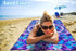 TwoYek 2 Pack 71x32 Microfiber Thin Beach Towel Lightweight Oversized Extra Large Sand Free Towels Quick Dry for Travel