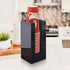 Coffee Cup Dispenser, Acrylic Cup and Lid Organizer for 5 to 16 oz Disposable Paper & Plastic Cups, Black
