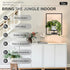 2-pack) Sisher Plant Stand Indoor Outdoor,Window Plant Shelf Picture Frame Wall Plant Stand Metal Wall Plant Shelf Ease