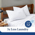 Cosy House Collection Set of 2 Luxury Cooling Pillow Cases - Standard, Silver, Breathable & Cooling with Envelope