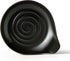Spoon Rest, Porcelain Drip Tray for Multiple Utensils, Cooking&Large Spoon Holder for Stove Top, Modern Farmhouse Kitchen Decor Utensil Holder for Spoons, Ladles, Tongs&Spatula, Black