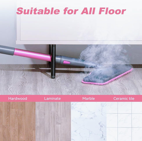 8 Pack Sgizoku Steam Mop Pads for Schenley Steam Mop Cleaner and Dupray Neat Steam Cleaner - Washable Reusable Wet