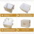 Wedding Dress Storage Box - Preservation Box with Lid, Foldable Acid-Free Organizer with Gloves and Acid-Free Paper,