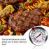 KT THERMO Deep Fry Thermometer with Instant Read,Dial Thermometer(2-Pack),12" Stainless Steel Stem Meat Cooking Thermometer,Best for Turkey,BBQ,Grill by KT THERMO