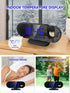 Projection Alarm Clock 2024 with 180° Rotatable Projector for Bedroom Ceiling, Clear LED Display and USB Charger