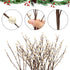 12Pcs NBGV Winter Decorations Artificial Berry Stems White Berry Picks for Christmas Holiday Flower Arrangements Home
