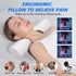 Cozyhealth 3.9" Cervical Roll Pillow, Medium Soft Memory Foam Neck Round Pillow Cylinder Bolster Pillow for Sleeping