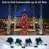 Brizled Christmas Lights, 33ft 100 LED Connectable Mini String Lights, 120V UL Certified Cool White for Indoor Outdoor