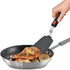 Silicone Spatula Turner Set of 2, 600°F Heat Resistant Cooking Utensils for Nonstick Cookware, Black Pancake Egg Burger