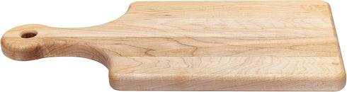 Labell Handle Serving Boards - Small Canadian Maple Hardwood Cutting Board for meats, vegetables, fruits, and cheeses,