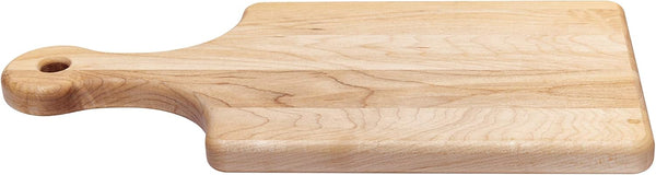 Labell Handle Serving Boards - Small Canadian Maple Hardwood Cutting Board for meats, vegetables, fruits, and cheeses,