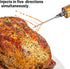 Meat Injector Syringe with 3 Marinade Injector Needles for BBQ Grill, Portable Turkey Injector Kit