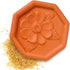 JBK Pottery Terracotta Brown Sugar Saver Handmade Terra Cotta Keeper with Decorative