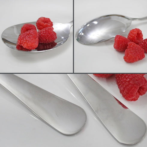 Cornucopia X-Large Stainless Steel Serving Spoons, 2-Pack Serving Utensils for Buffet and Banquet Style
