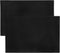 18" x 12" Black Bar Mats, 2-pack - Professional Bartender's Non-Slip Drink