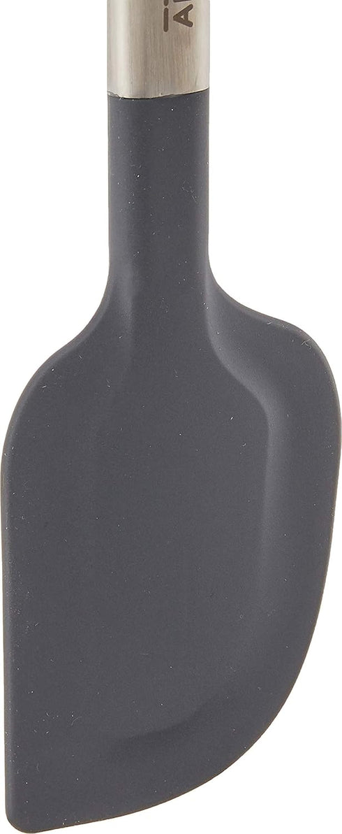 All-Clad Specialty Silicone Kitchen Gadgets Spatula Kitchen Tools, Silver Stainless Steel and Black