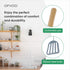 Stainless Steel Slotted Spatula - Kitchen Metal Turner with Wooden Handle for Cooking