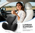 BEBAS Lumbar Support Pillow for Car, Ergonomic Memory Foam Back Cushion for Driving, Lower Back Support for Pain