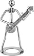 Broadway Gift 7 inch Silver Tone Banjo Player Table Metal Decorative Musician Figurine