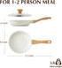 9.5 Inch SENSARTE Nonstick Ceramic Frying Pan Skillet with Lid, Omelet Pan, Healthy Non Toxic Chefs Pan, Induction