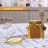 Woaiwo-q 30 Pack 1.5 oz Mini Honey Jars,Hexagon Mini Glass Honey Jars with Gold Lids,Small honey Jar with dipper
