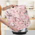 Pink Butterfly Air Fryer Cover, Kitchen Appliance Covers with Handle and Side Accessory Pouch, Fits Most Cookers