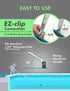 KEMANO Heavy Duty Pool Brush Head: Industrial-Grade Grit Non-Metal Stiff Bristles & Reinforced Aluminum Frame