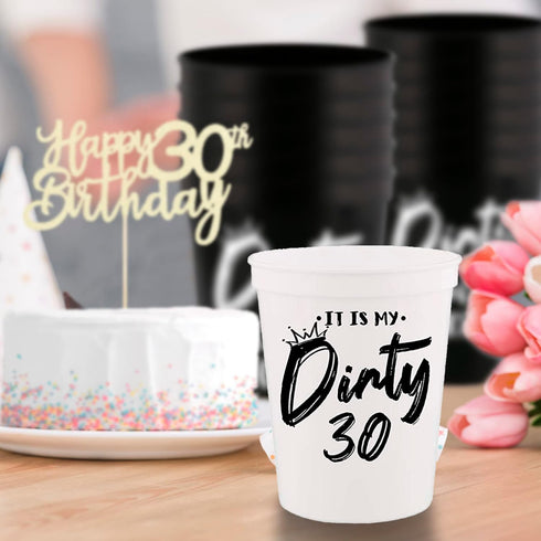 It Is My Dirty 30 Years Old Crew Cup, Stadium Party Cup for 30th Birthday Decorations