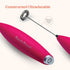 Powerful Handheld Milk Frother, Mini Battery Operated Stainless Steel Drink Mixer with Frother Stand for Coffee,