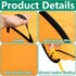 LFUTARI 2 140 Pcs Gallon Pop up Leaf Collector, Foldable Lawn Leaf Pick Up Bag Tool, Large Yard Dustpan Type Garden
