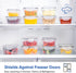 Chef's Path 32 Piece Airtight Food Storage Containers, 16 Stackable Kitchen and Pantry Canisters with Easy Snap Lids