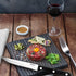 faderic Serrated-Steak Knives Set of 48: Black Full-Tang Triple Rivet Kitchen Steak Knife Set, 4.5 In, Dishwasher Safe