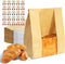 Bread Bags for Homemade Bread, 50PCS Paper Bags for Sourdough with Window for Baked Food Packaging