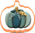 LILIAO 3.4" Pumpkin Cookie Cutter, Thanksgiving Orange Color Coated Stainless Steel