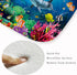 Bath Rugs Sponge Foam Absorbent, Soft for Bathroom and Kitchen (47x18 inches), Non Slip Bright 3D Print