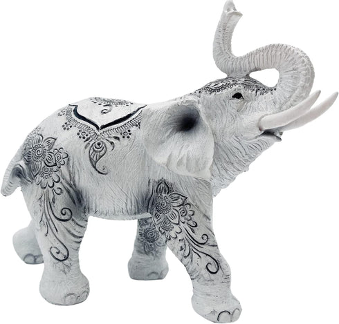 George S. Chen Imports Thai Collectible Statue Figurine Decoration, Trunk Up Thai Elephant
